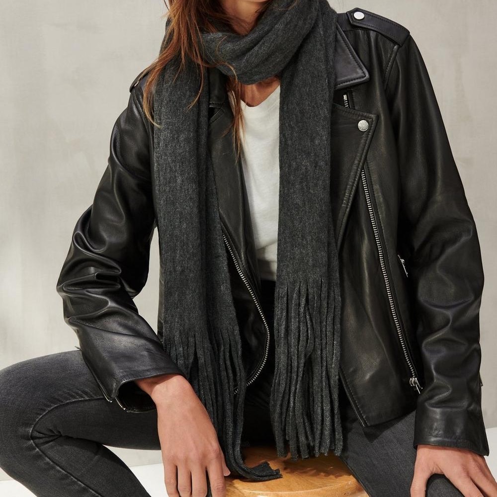 Gray Scarf